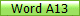 Word A13